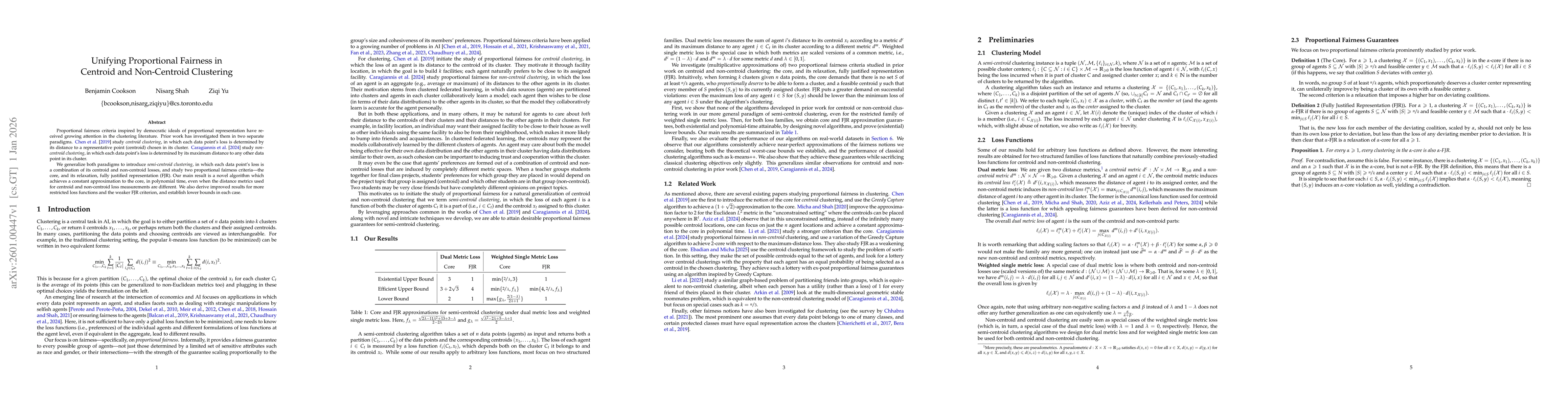 Thumbnail for Unifying Proportional Fairness in Centroid and Non-Centroid Clustering