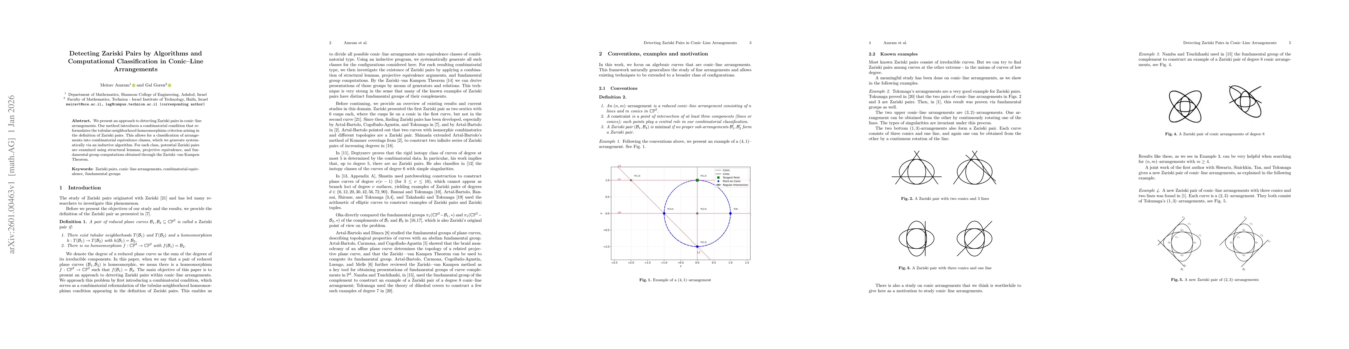 Thumbnail for Detecting Zariski Pairs by Algorithms and Computational Classification in Conic Line Arrangements