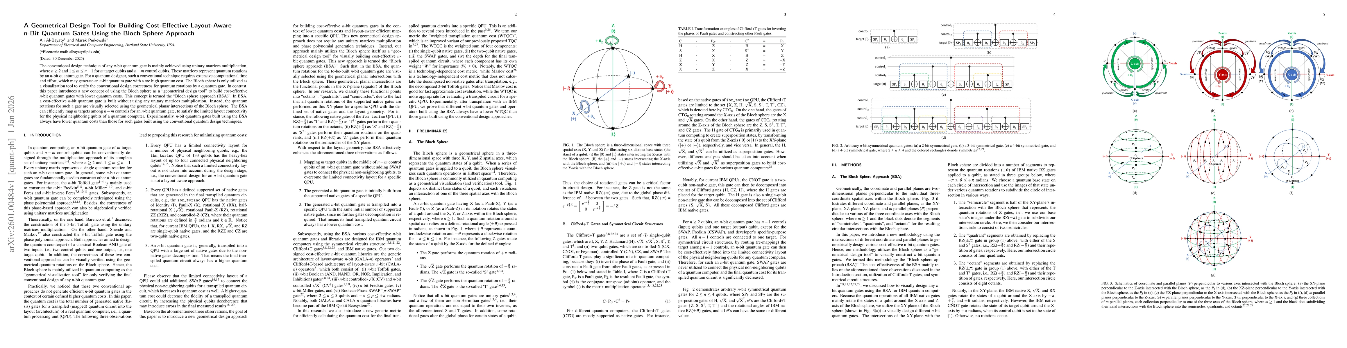 Thumbnail for A Geometrical Design Tool for Building Cost-Effective Layout-Aware n-Bit Quantum Gates Using the Bloch Sphere Approach
