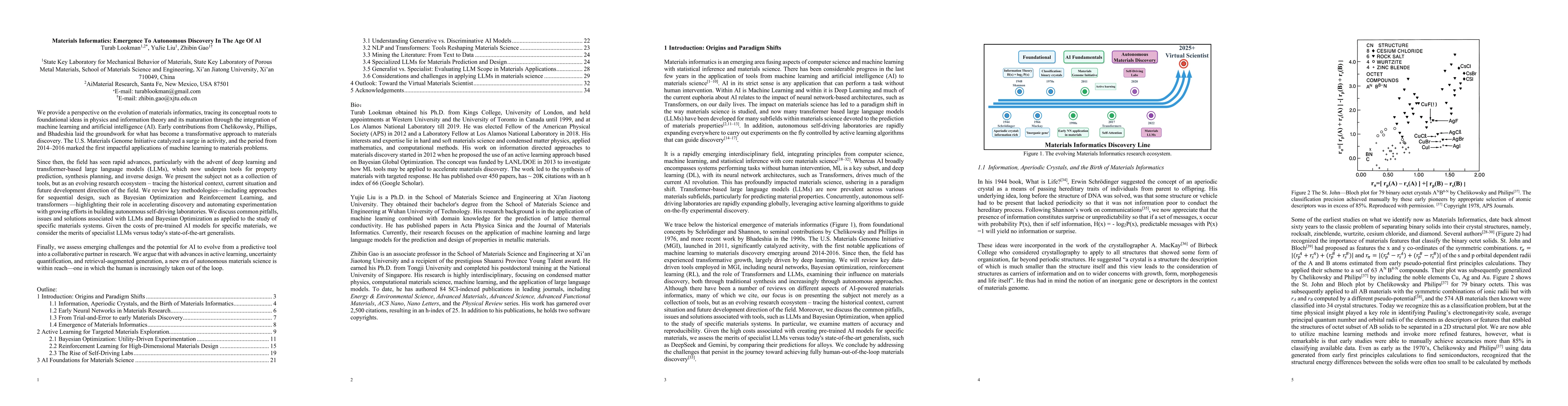 Thumbnail for Materials Informatics: Emergence To Autonomous Discovery In The Age Of AI
