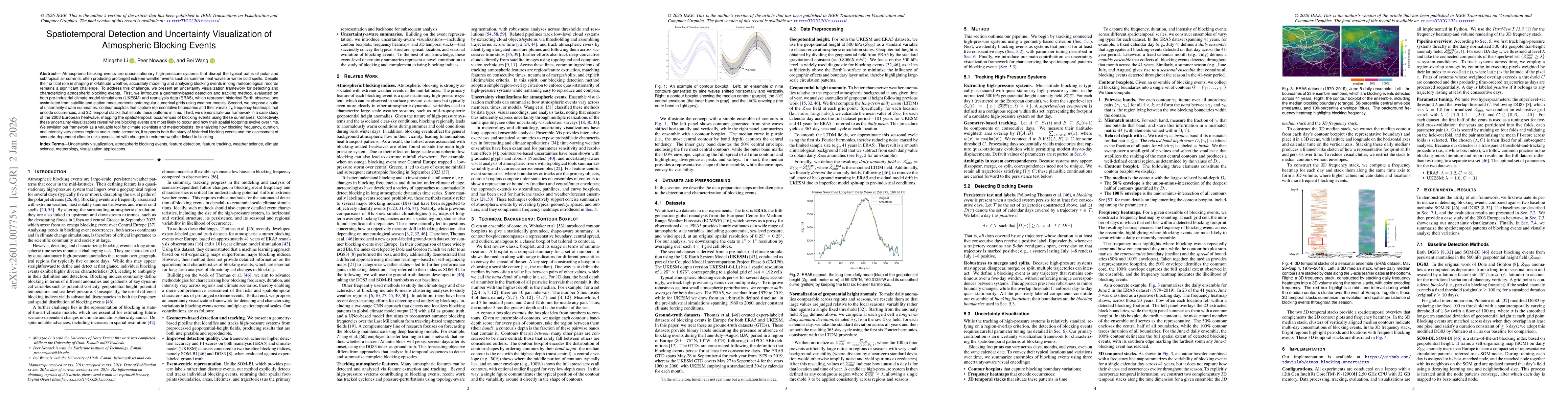 Thumbnail for Spatiotemporal Detection and Uncertainty Visualization of Atmospheric Blocking Events