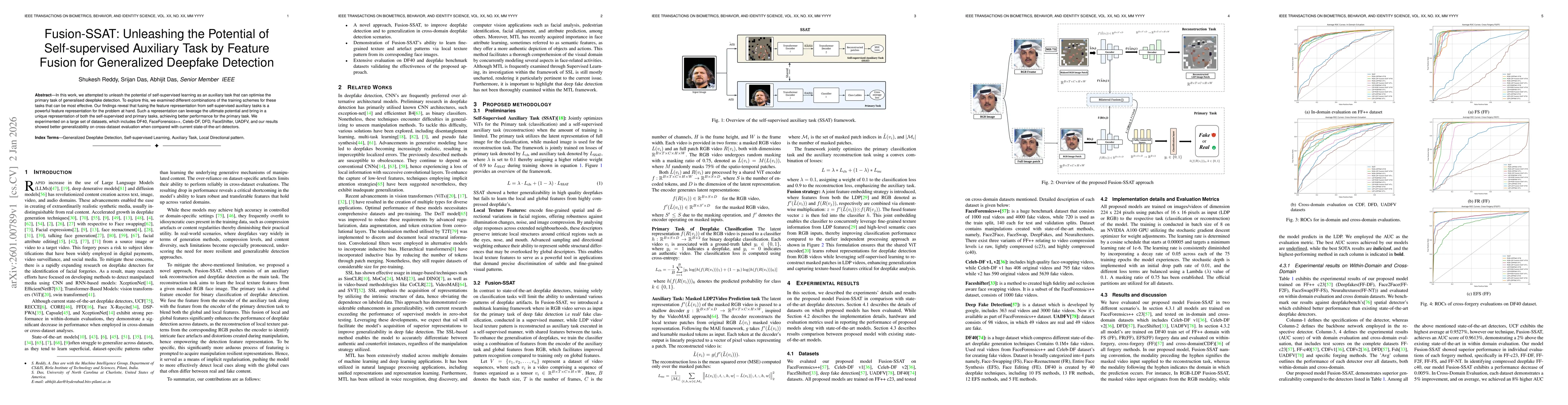 Thumbnail for Fusion-SSAT: Unleashing the Potential of Self-supervised Auxiliary Task by Feature Fusion for Generalized Deepfake Detection