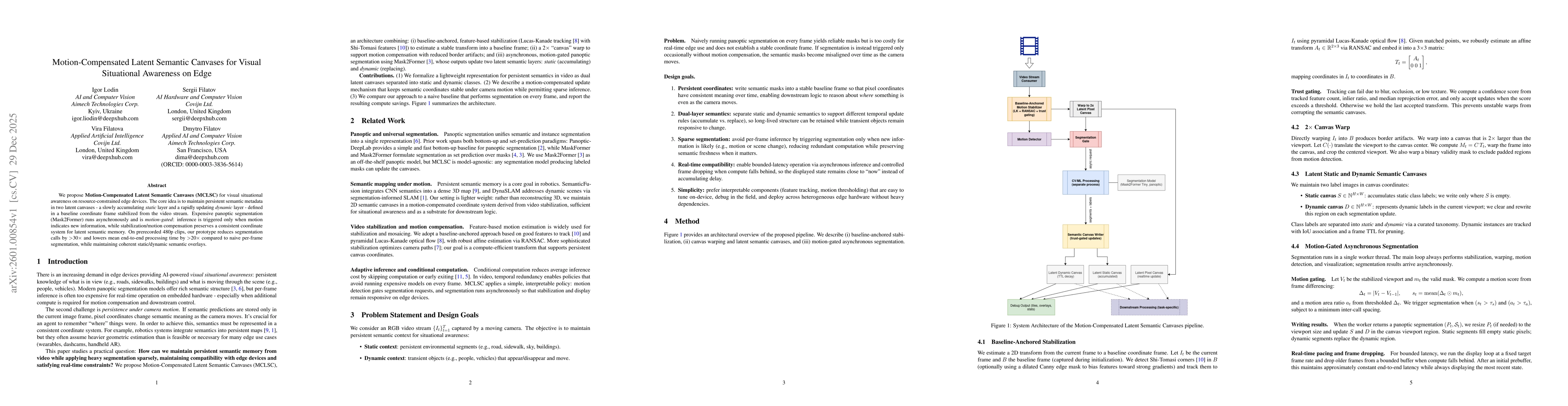 Thumbnail for Motion-Compensated Latent Semantic Canvases for Visual Situational Awareness on Edge