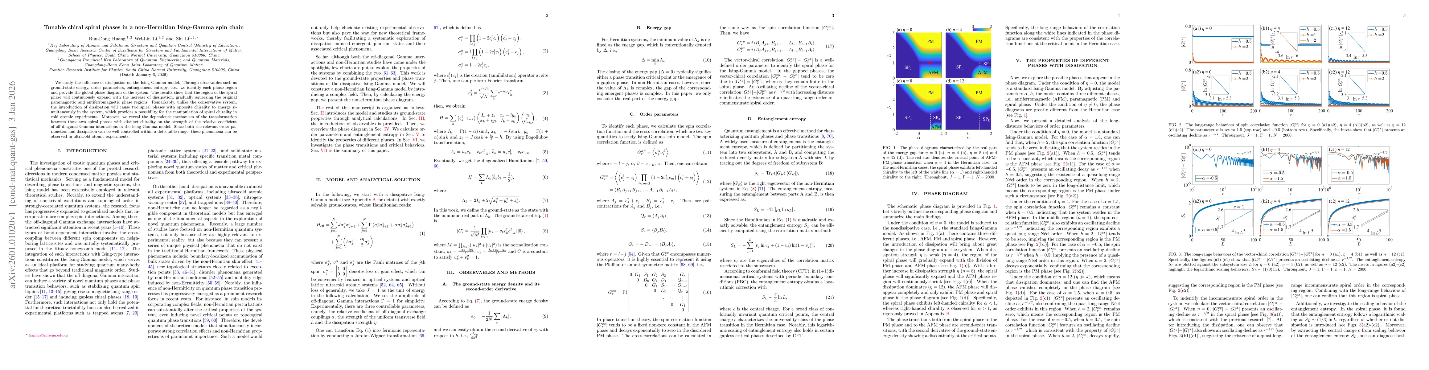 Thumbnail for Tunable chiral spiral phases in a non-Hermitian Ising-Gamma spin chain