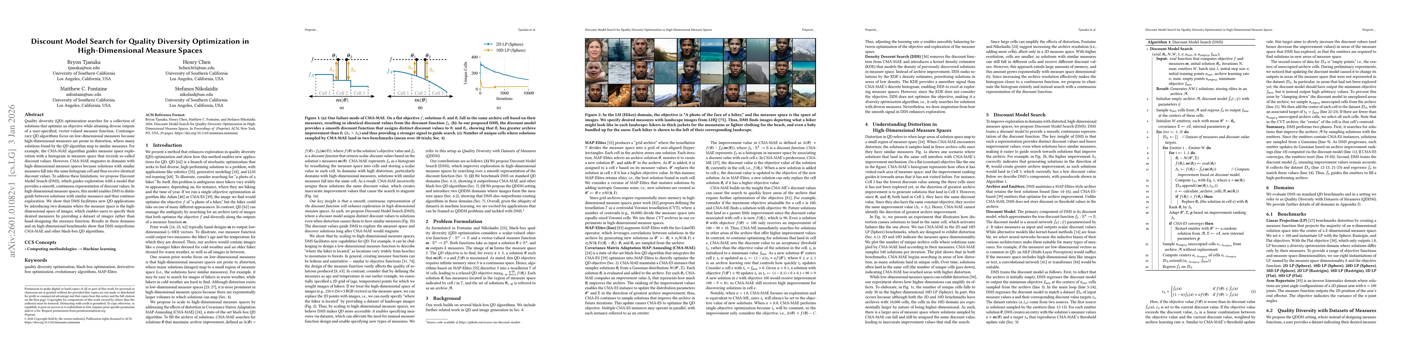 Thumbnail for Discount Model Search for Quality Diversity Optimization in High-Dimensional Measure Spaces