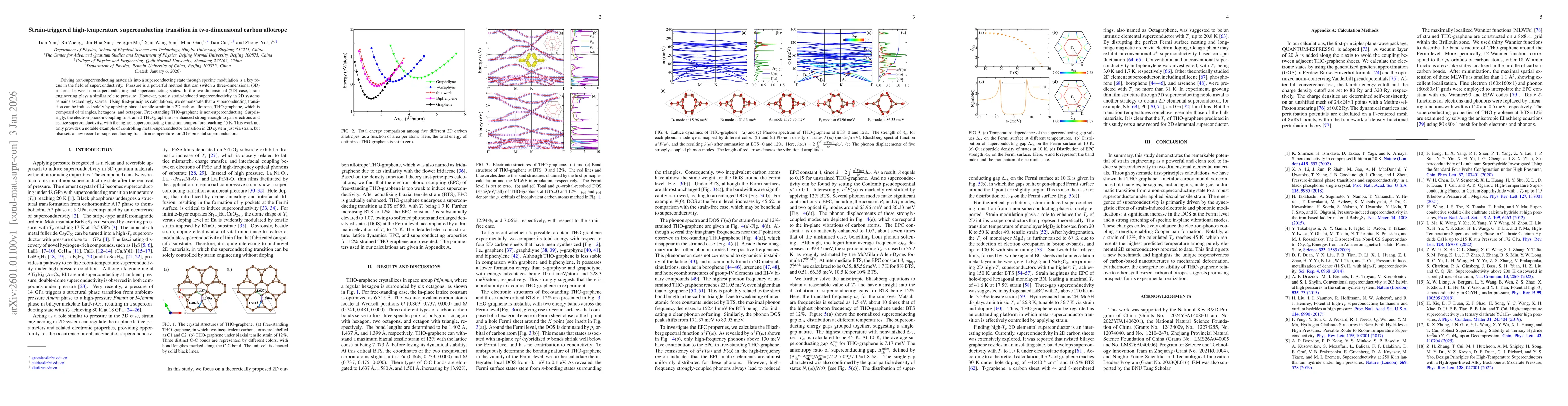 Thumbnail for Strain-triggered high-temperature superconducting transition in two-dimensional carbon allotrope