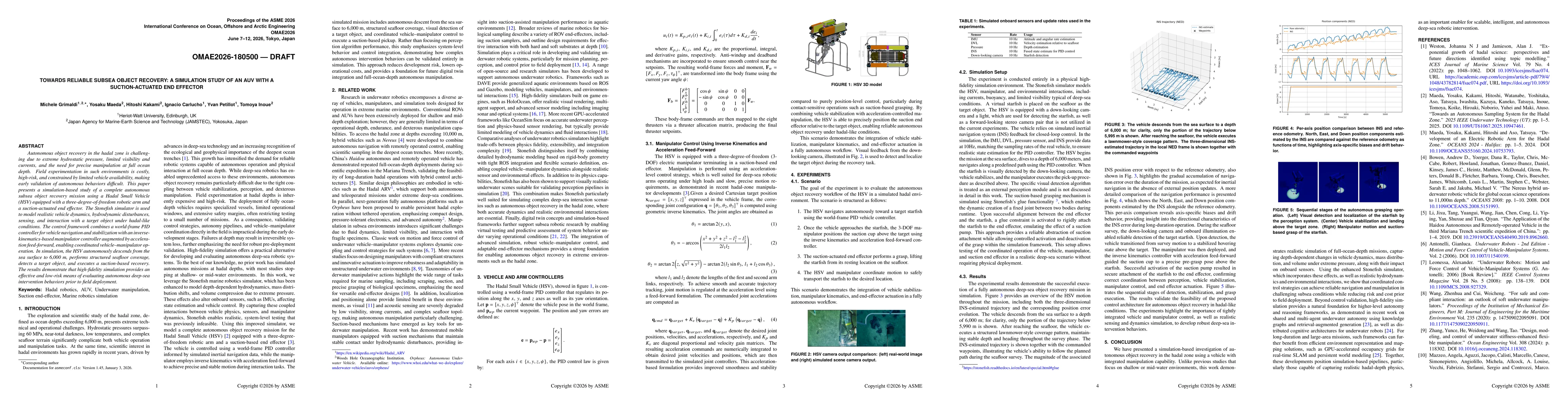 Thumbnail for Towards reliable subsea object recovery: a simulation study of an auv with a suction-actuated end effector