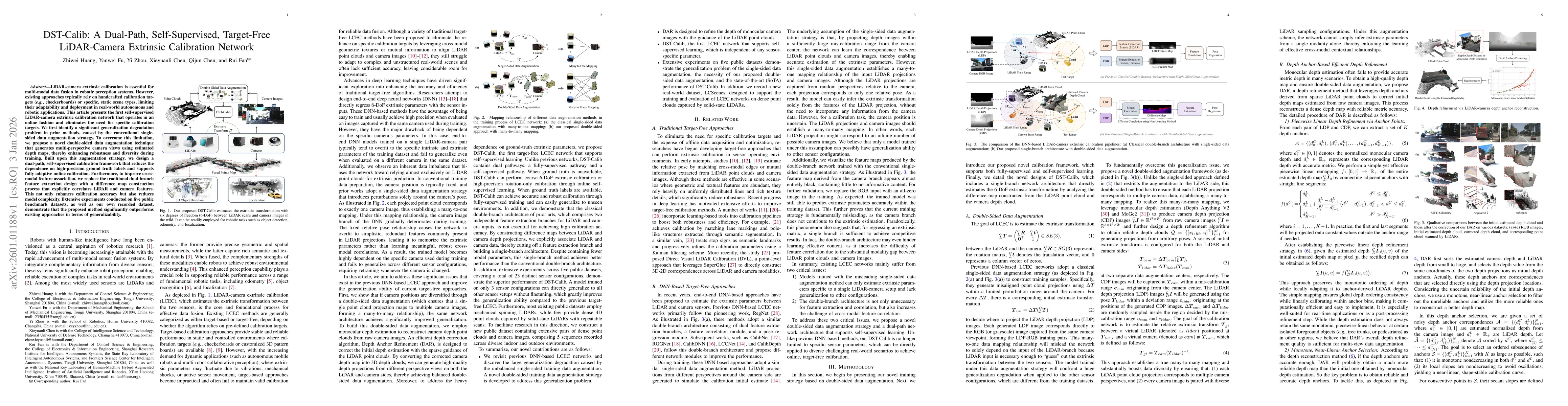 Thumbnail for DST-Calib: A Dual-Path, Self-Supervised, Target-Free LiDAR-Camera Extrinsic Calibration Network