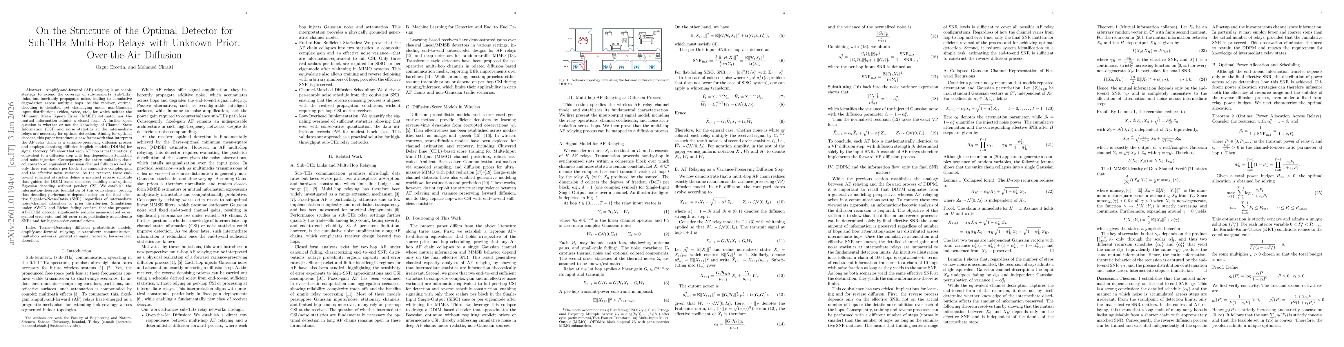 Thumbnail for On the Structure of the Optimal Detector for Sub-THz Multi-Hop Relays with Unknown Prior: Over-the-Air Diffusion