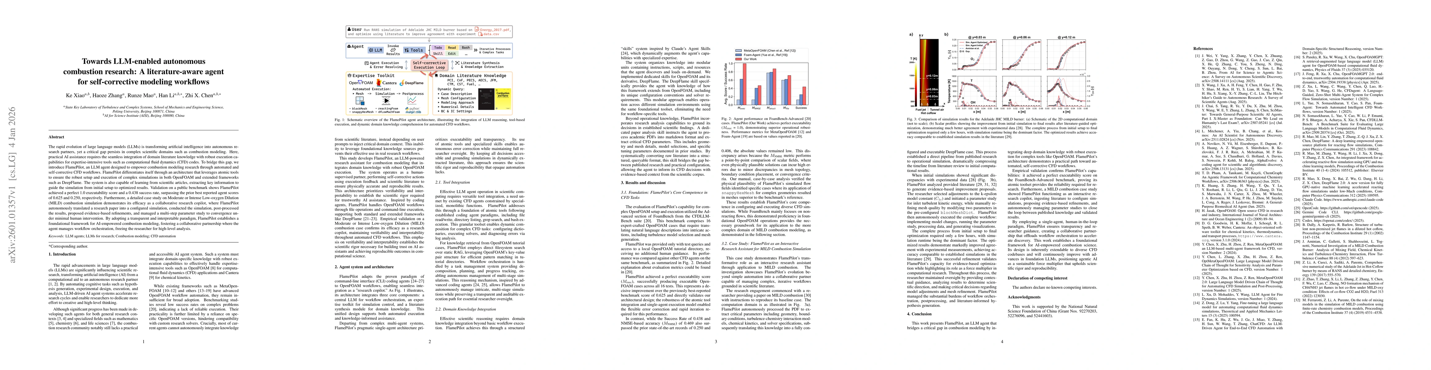 Thumbnail for Towards LLM-enabled autonomous combustion research: A literature-aware agent for self-corrective modeling workflows