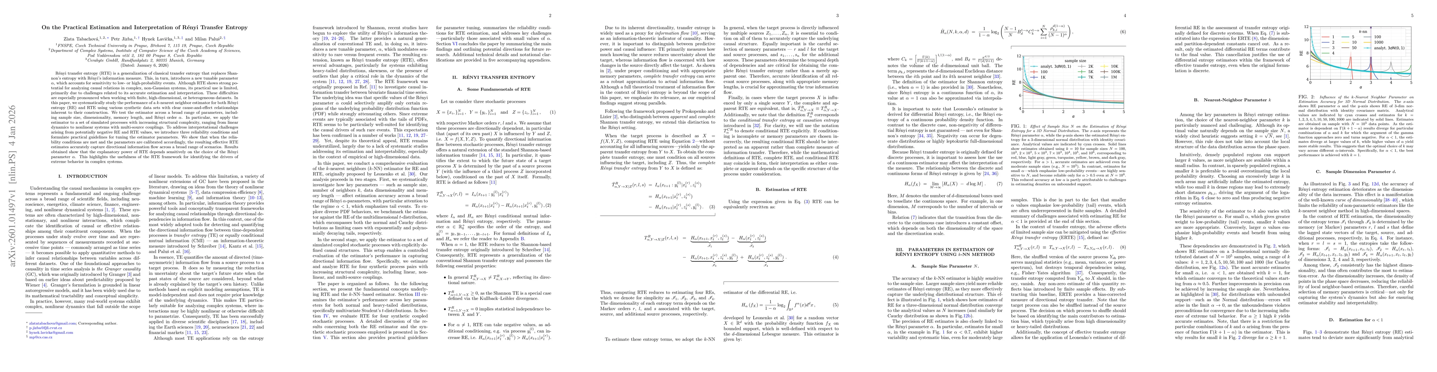 Thumbnail for On the Practical Estimation and Interpretation of Rényi Transfer Entropy