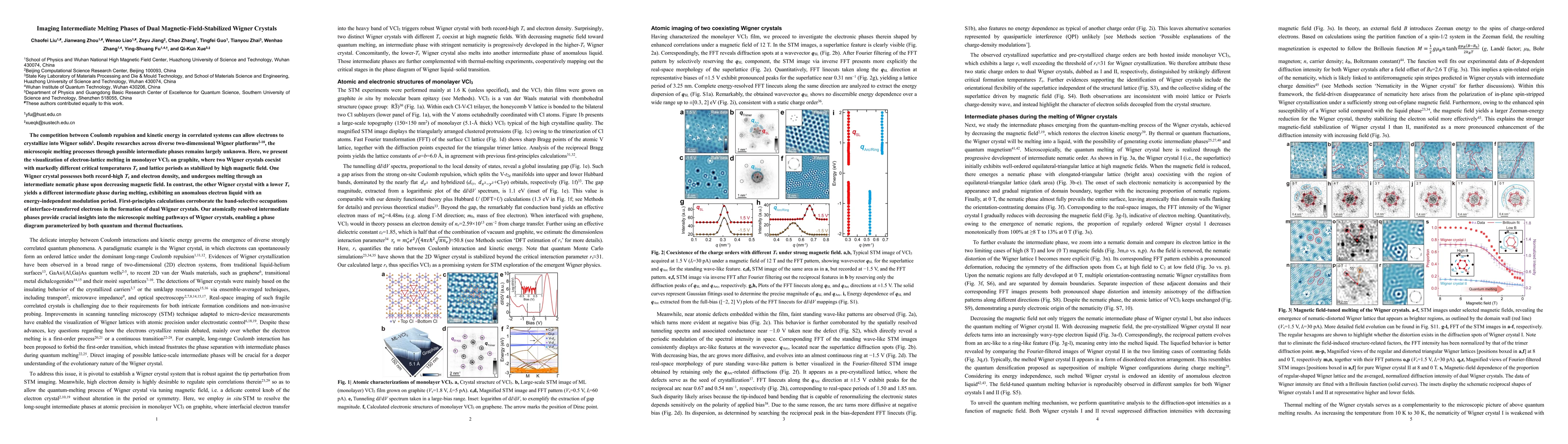 Thumbnail for Imaging Intermediate Melting Phases of Dual Magnetic-Field-Stabilized Wigner Crystals