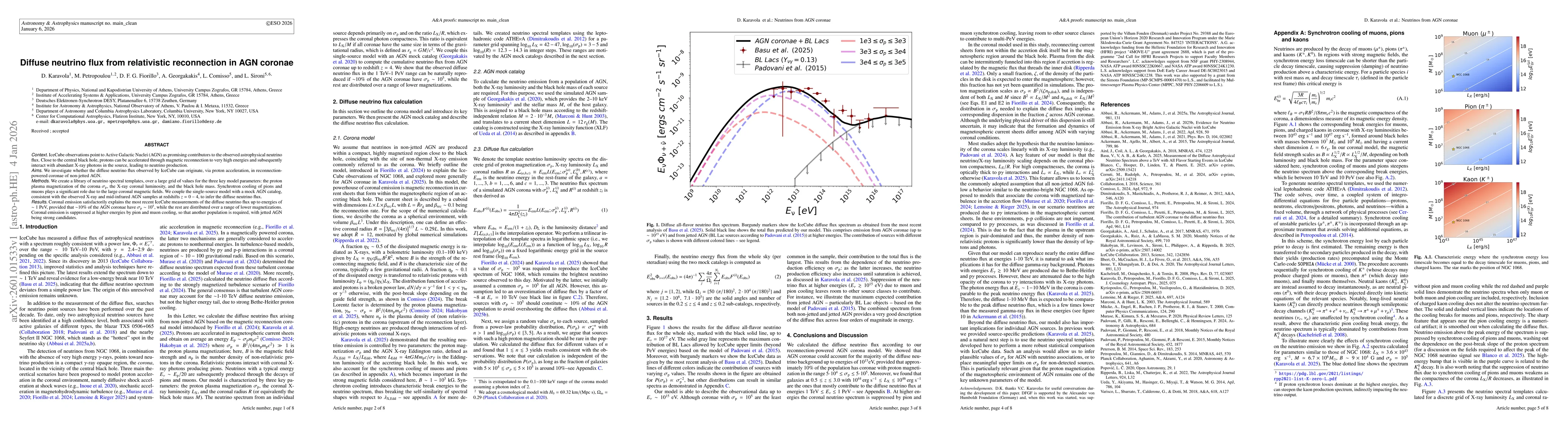 Thumbnail for Diffuse neutrino flux from relativistic reconnection in AGN coronae