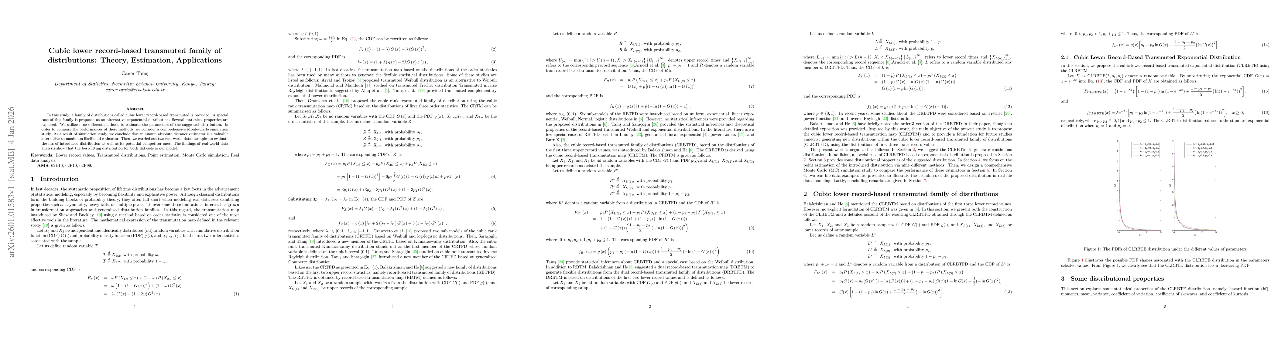 Thumbnail for Cubic lower record-based transmuted family of distributions: Theory, Estimation, Applications