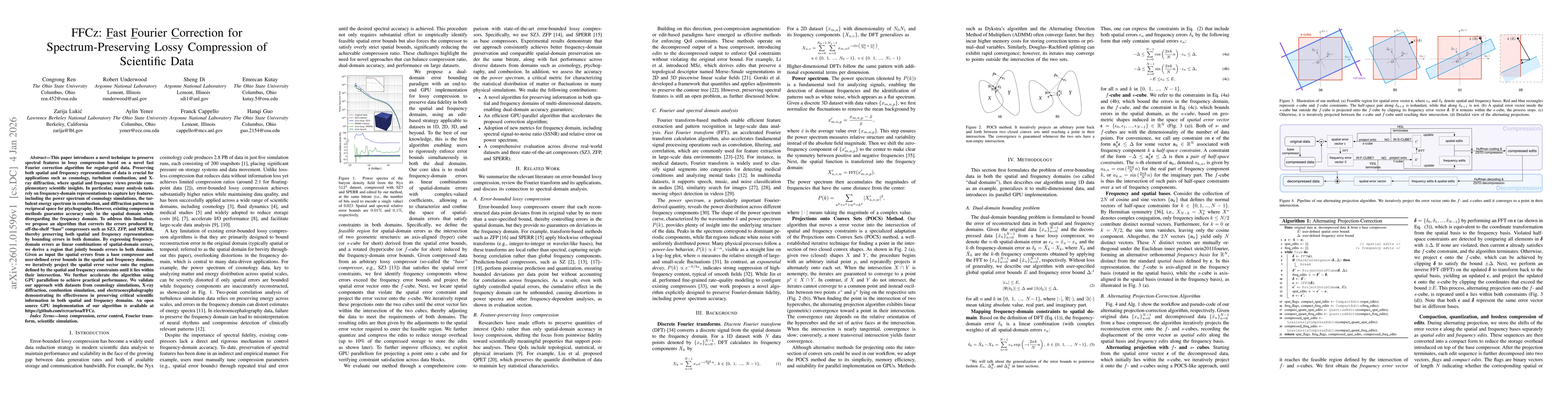 Thumbnail for FFCz: Fast Fourier Correction for Spectrum-Preserving Lossy Compression of Scientific Data