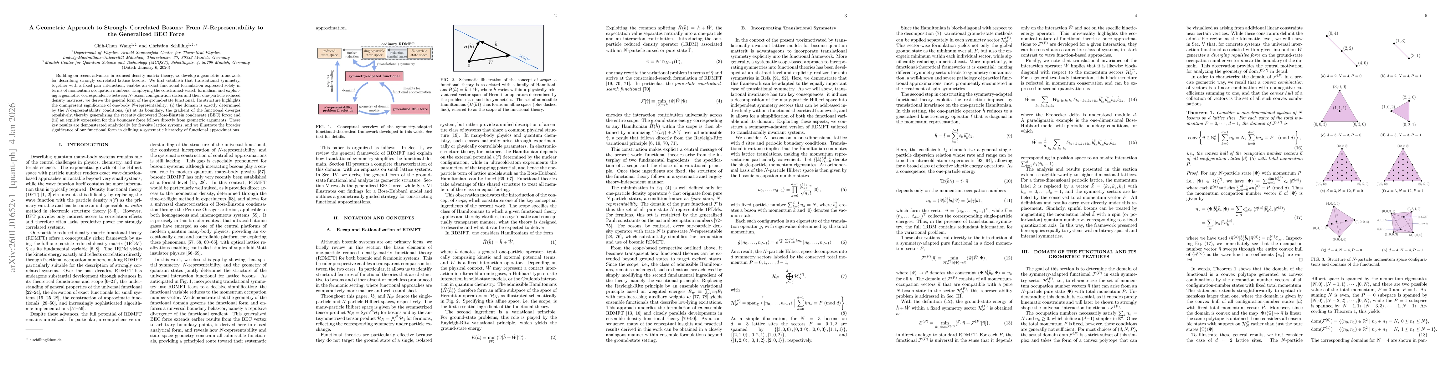 Thumbnail for A Geometric Approach to Strongly Correlated Bosons: From $N$-Representability to the Generalized BEC Force
