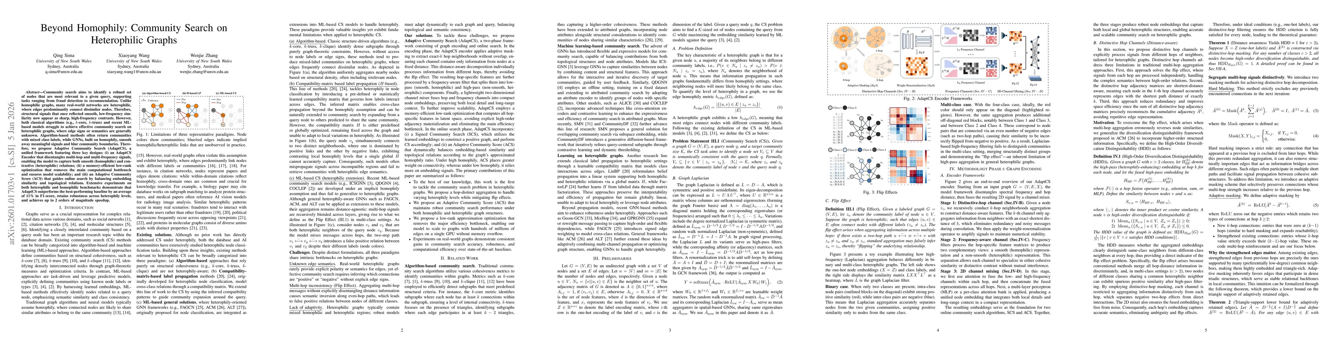 Thumbnail for Beyond Homophily: Community Search on Heterophilic Graphs