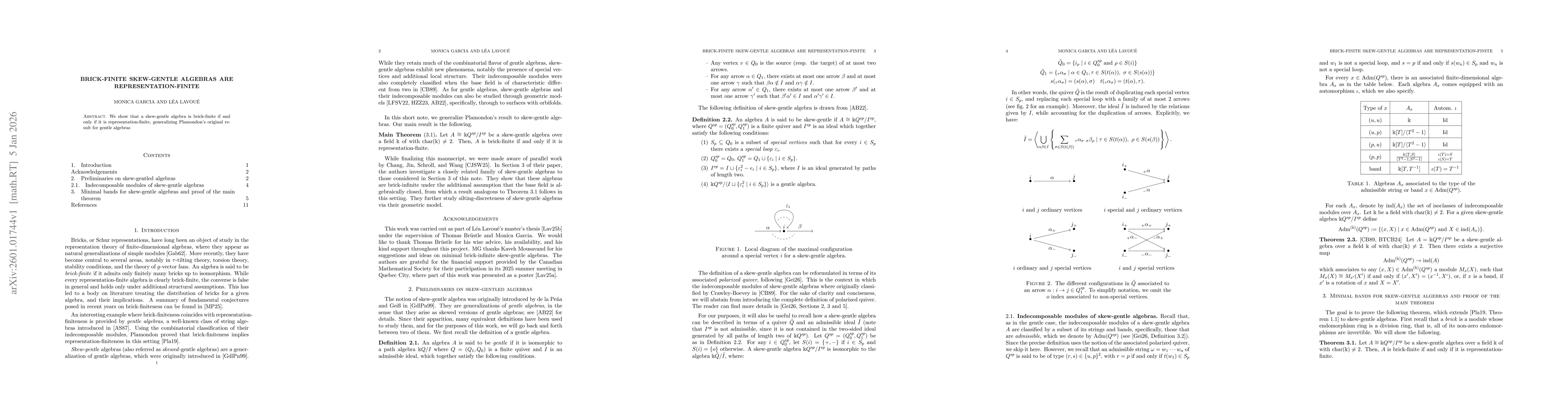 Thumbnail for Brick-finite skew-gentle algebras are representation-finite