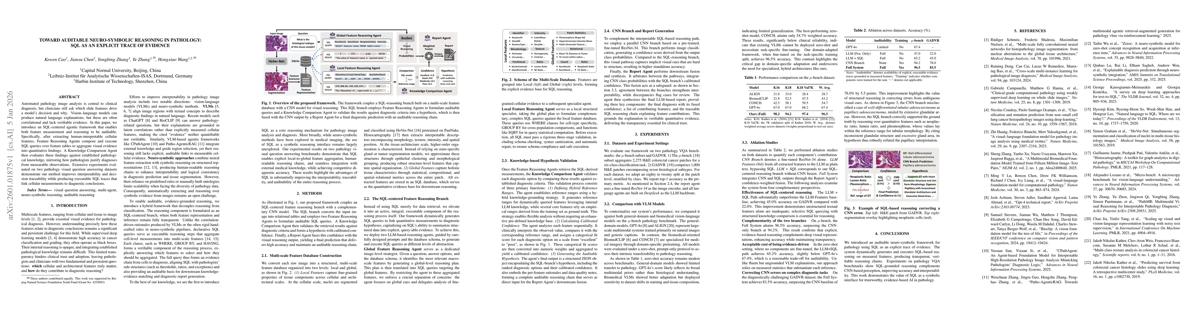 Thumbnail for Toward Auditable Neuro-Symbolic Reasoning in Pathology: SQL as an Explicit Trace of Evidence