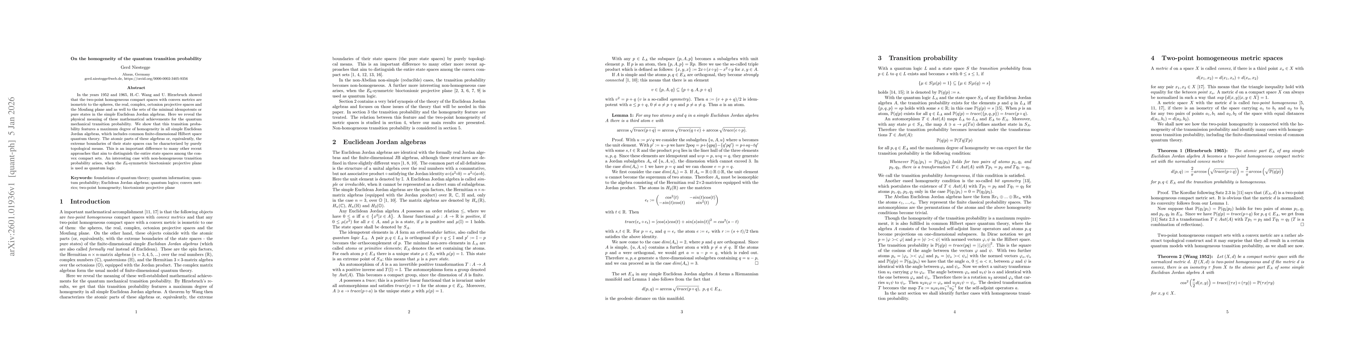 Thumbnail for On the homogeneity of the quantum transition probability