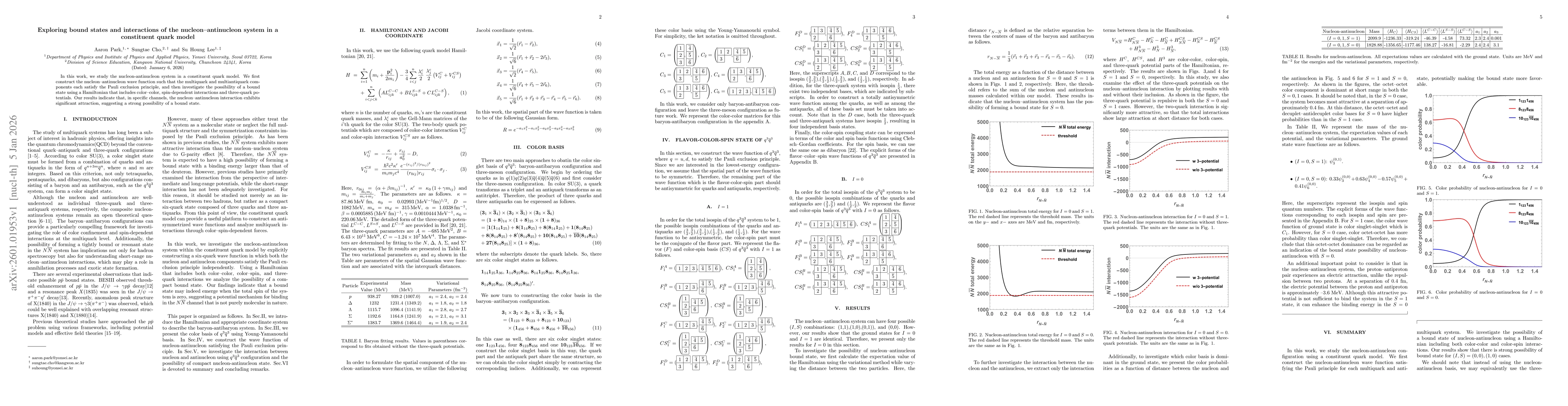 Thumbnail for Exploring bound states and interactions of the nucleon-antinucleon system in a constituent quark model