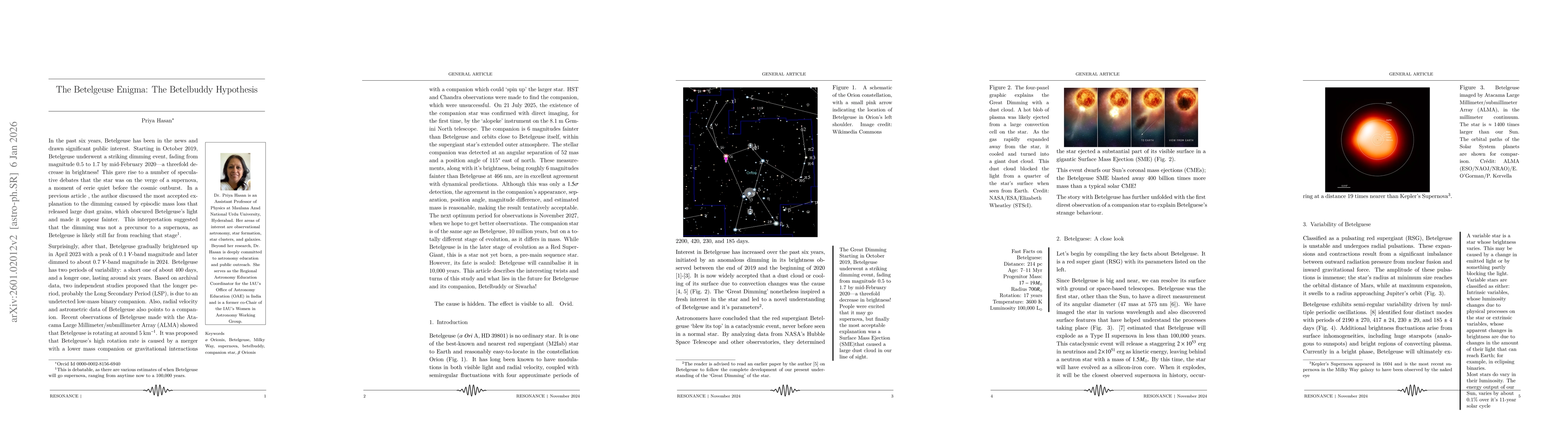 Thumbnail for The Betelgeuse Enigma: The Betelbuddy Hypothesis
