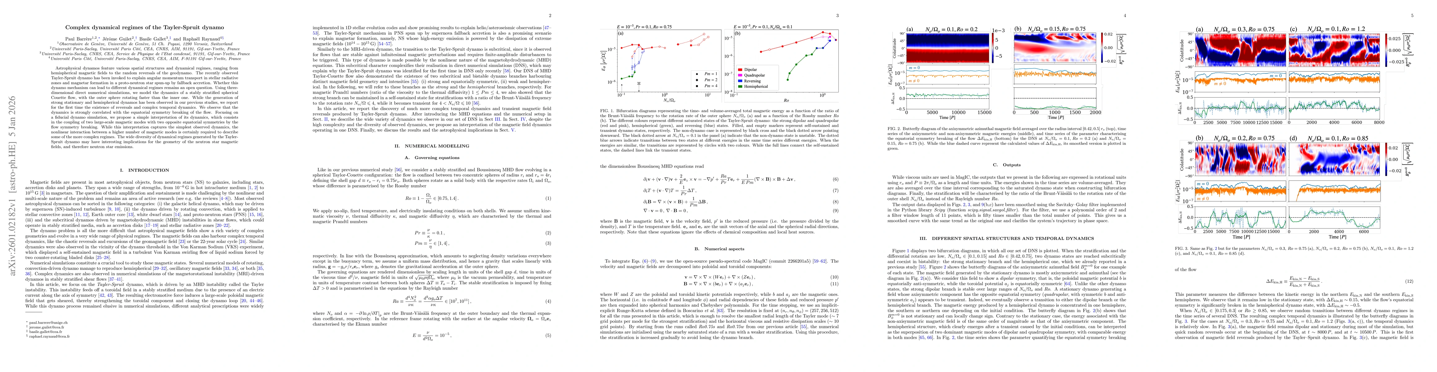 Thumbnail for Complex dynamical regimes of the Tayler-Spruit dynamo