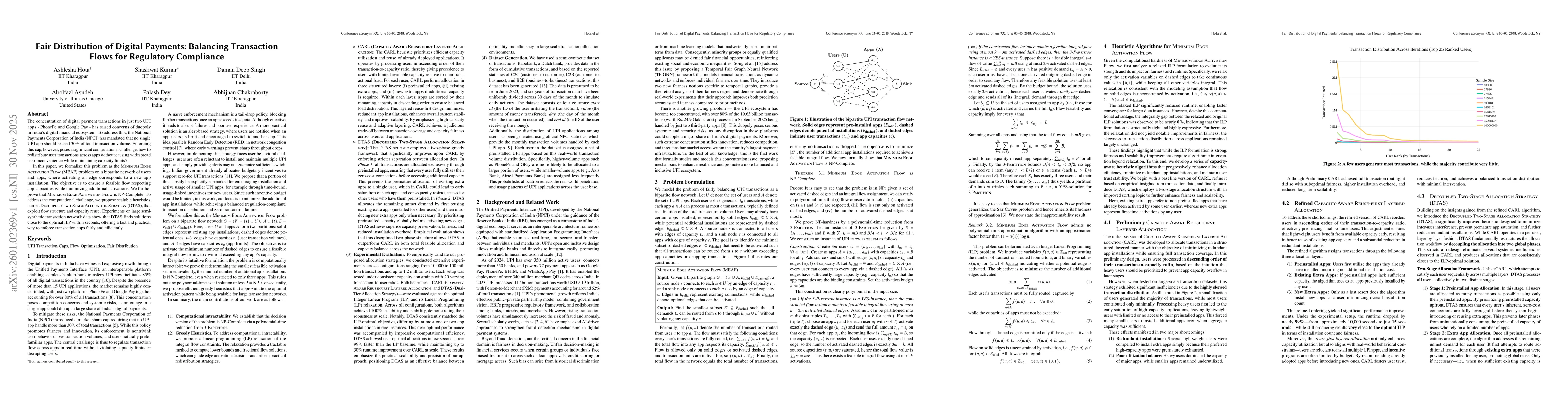 Thumbnail for Fair Distribution of Digital Payments: Balancing Transaction Flows for Regulatory Compliance