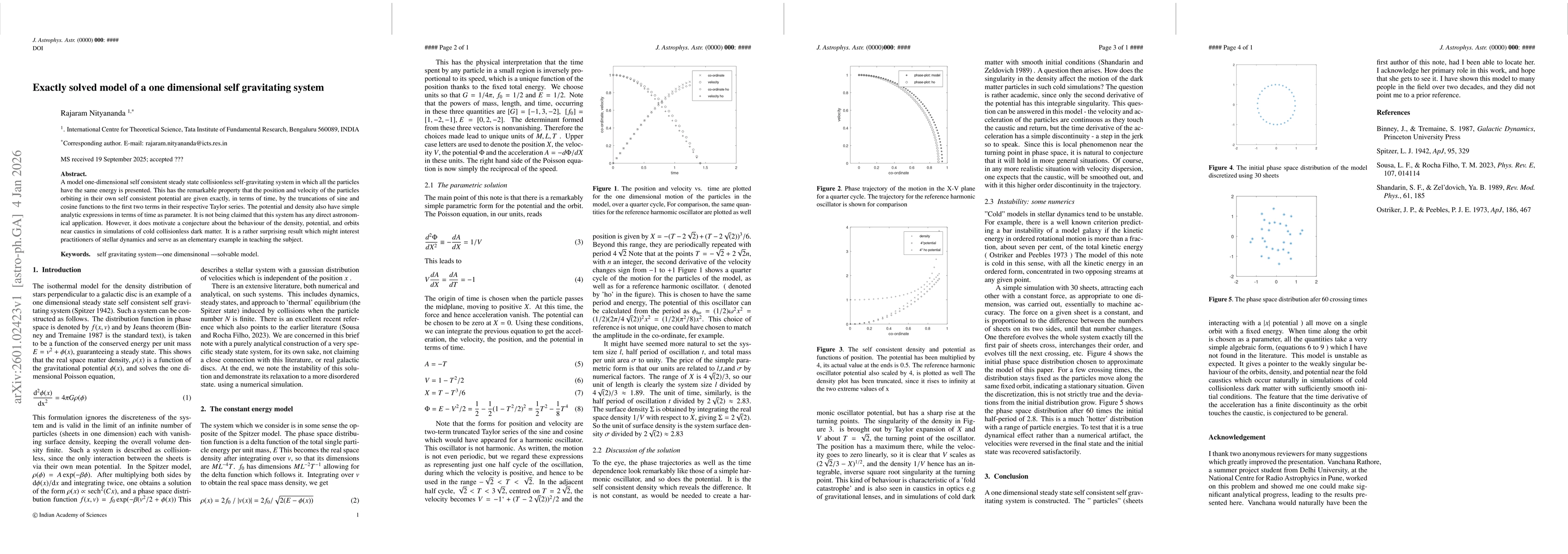 Thumbnail for Exactly solved model of a one dimensional self gravitating system