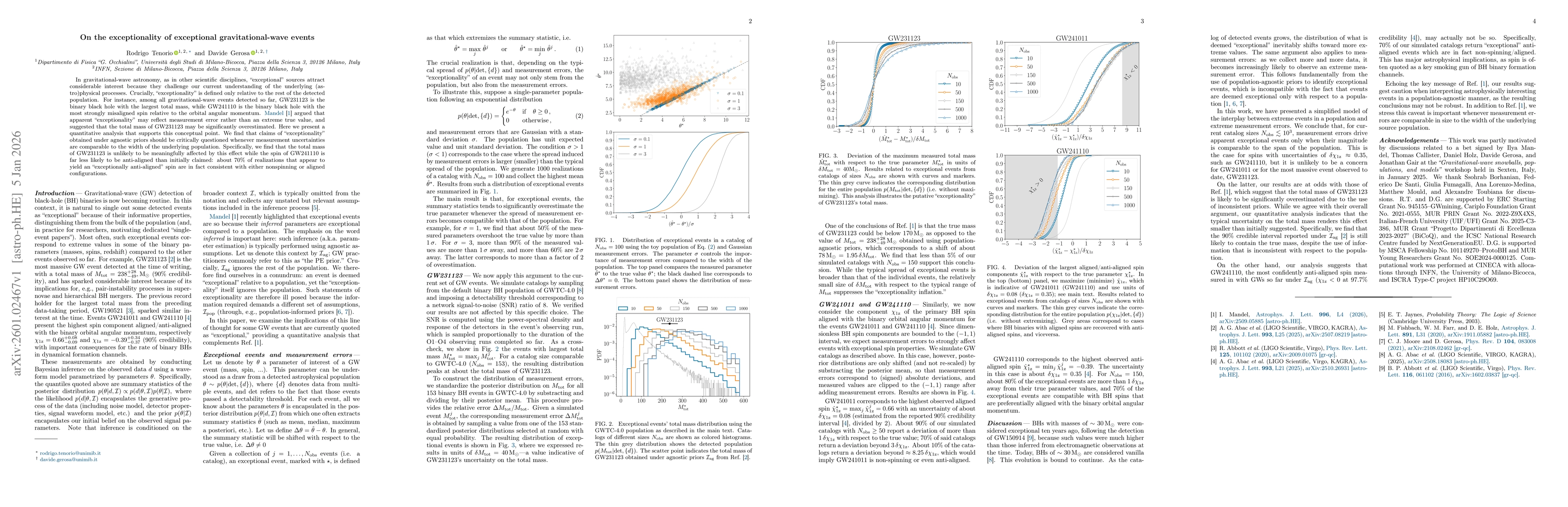 Thumbnail for On the exceptionality of exceptional gravitational-wave events