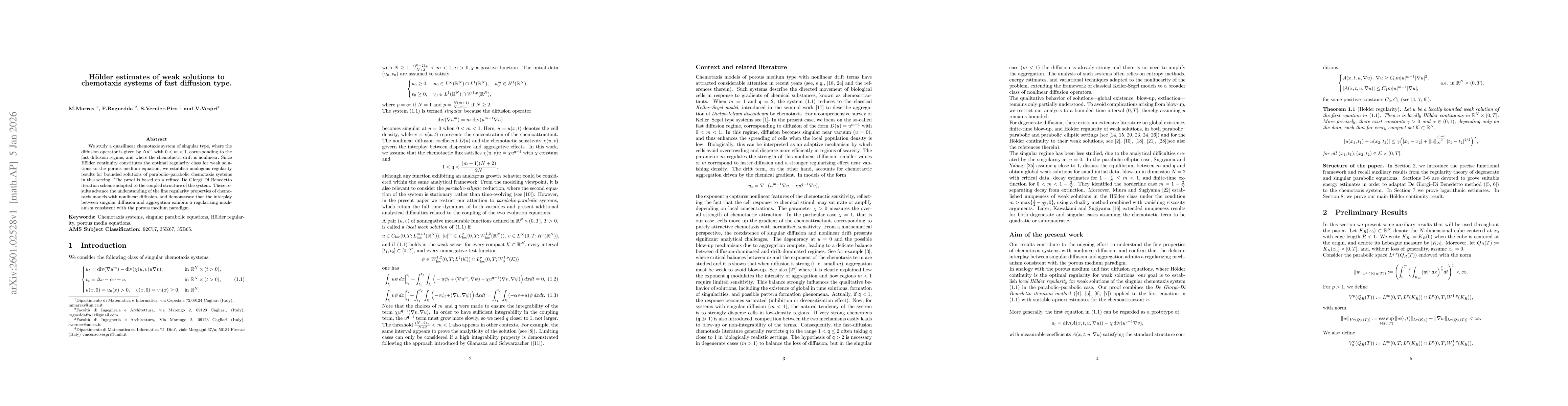 Thumbnail for Hölder estimates of weak solutions to chemotaxis systems of fast diffusion type