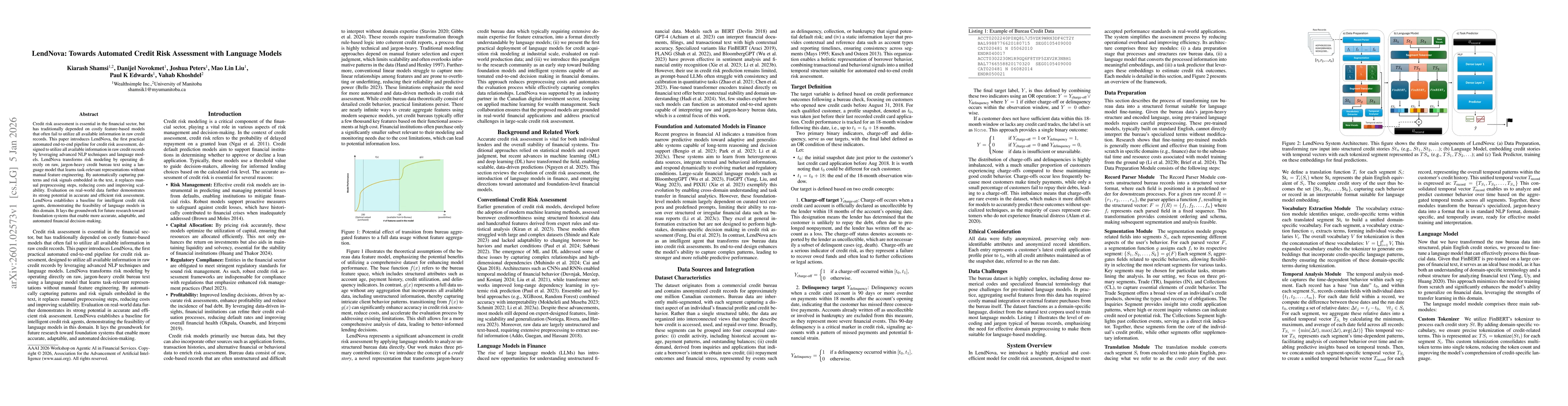 Thumbnail for LendNova: Towards Automated Credit Risk Assessment with Language Models