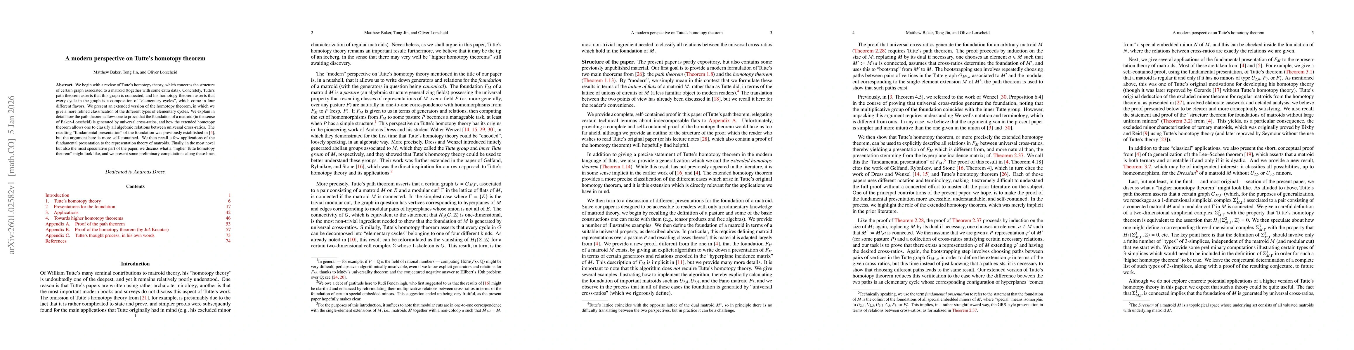 Thumbnail for A modern perspective on Tutte's homotopy theorem