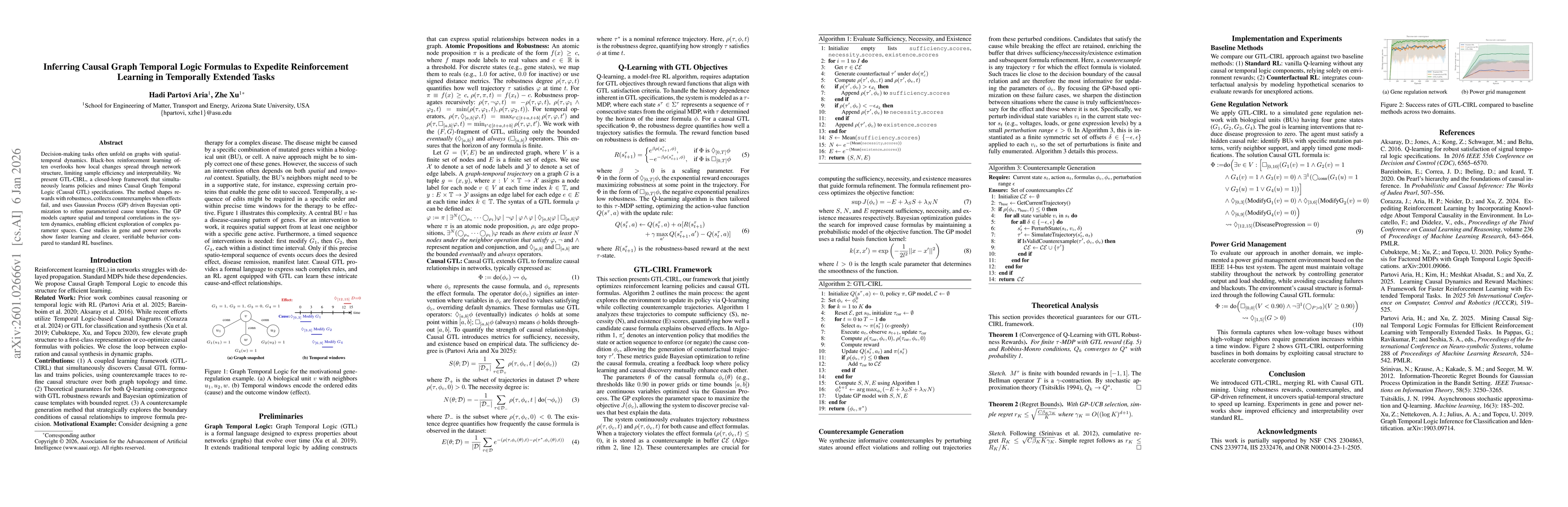 Thumbnail for Inferring Causal Graph Temporal Logic Formulas to Expedite Reinforcement Learning in Temporally Extended Tasks