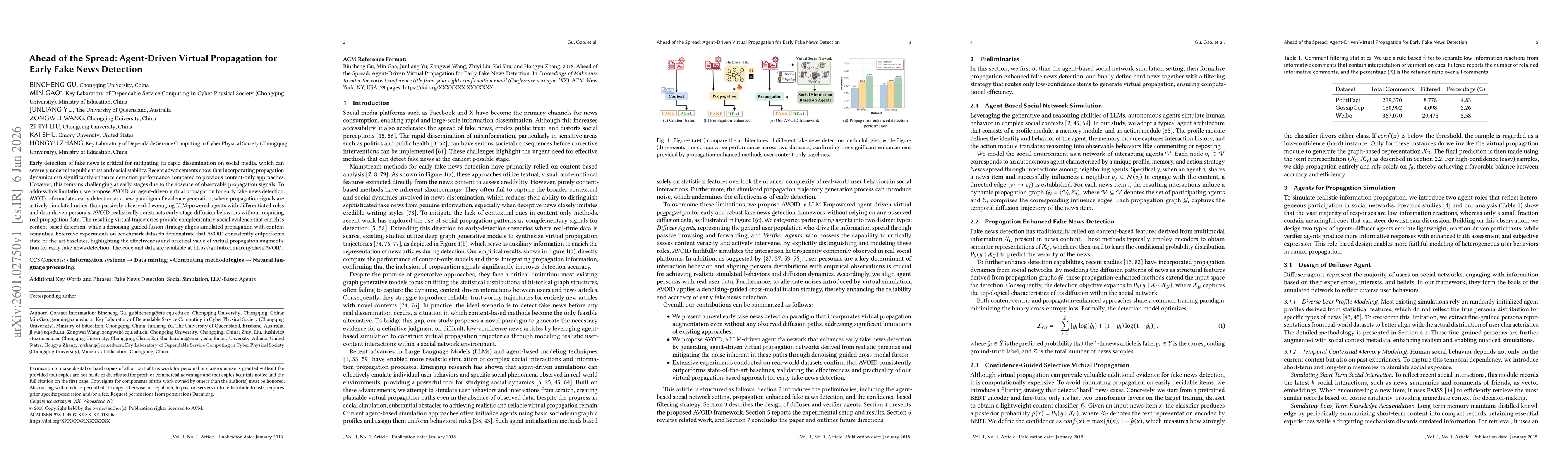 Thumbnail for Ahead of the Spread: Agent-Driven Virtual Propagation for Early Fake News Detection