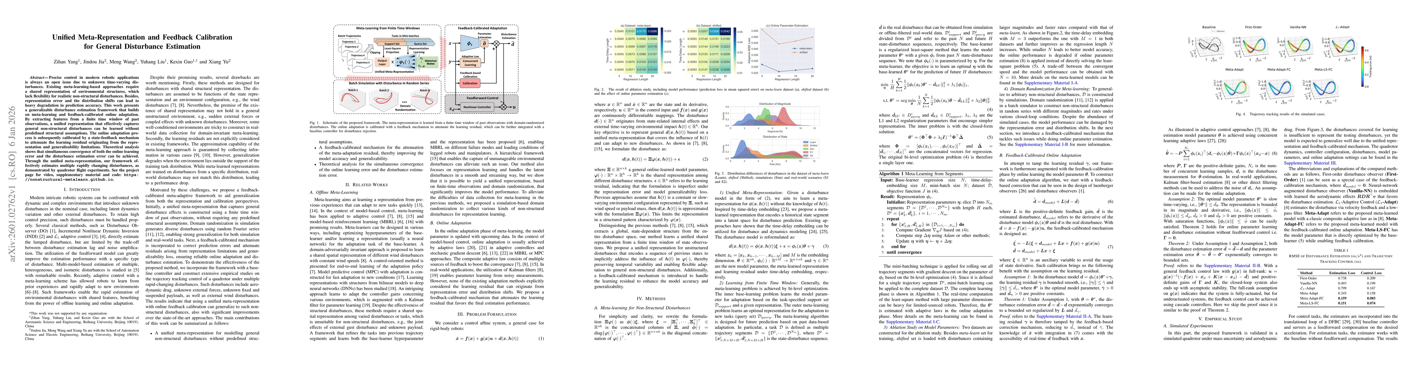 Thumbnail for Unified Meta-Representation and Feedback Calibration for General Disturbance Estimation