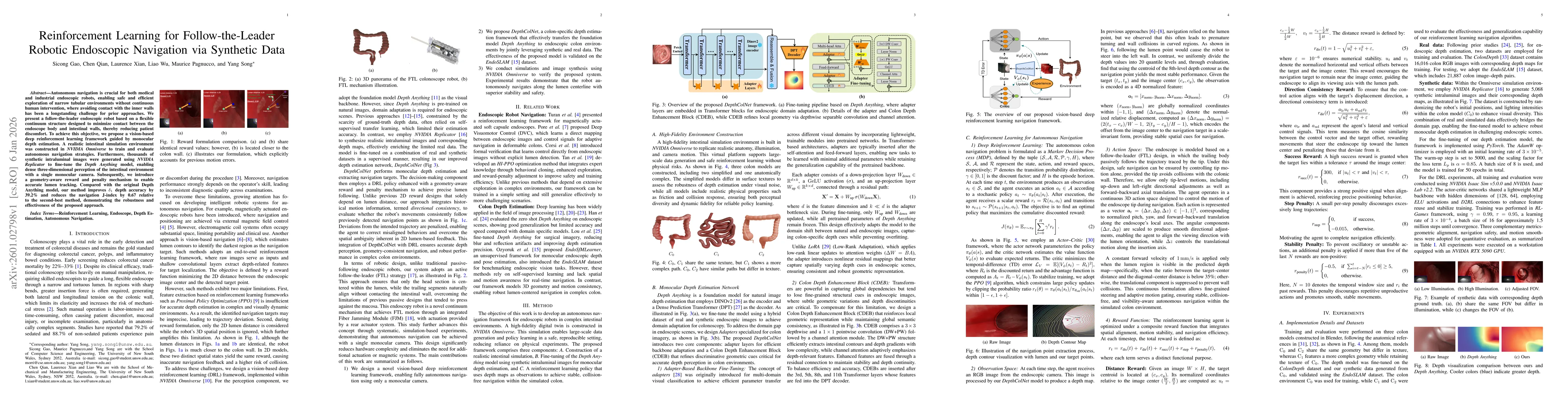 Thumbnail for Reinforcement Learning for Follow-the-Leader Robotic Endoscopic Navigation via Synthetic Data