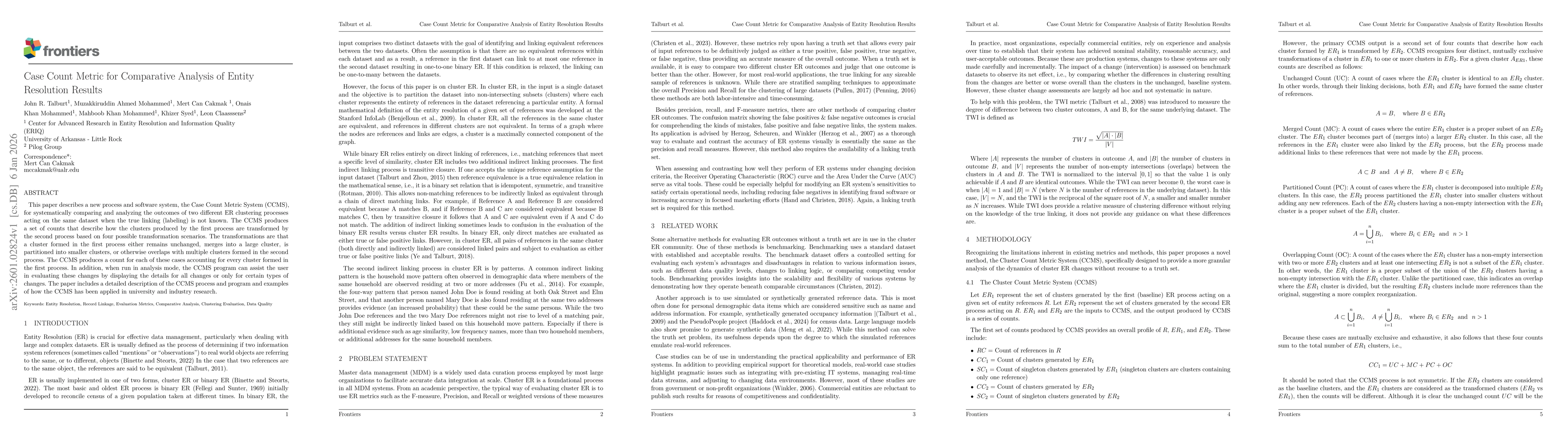 Thumbnail for Case Count Metric for Comparative Analysis of Entity Resolution Results