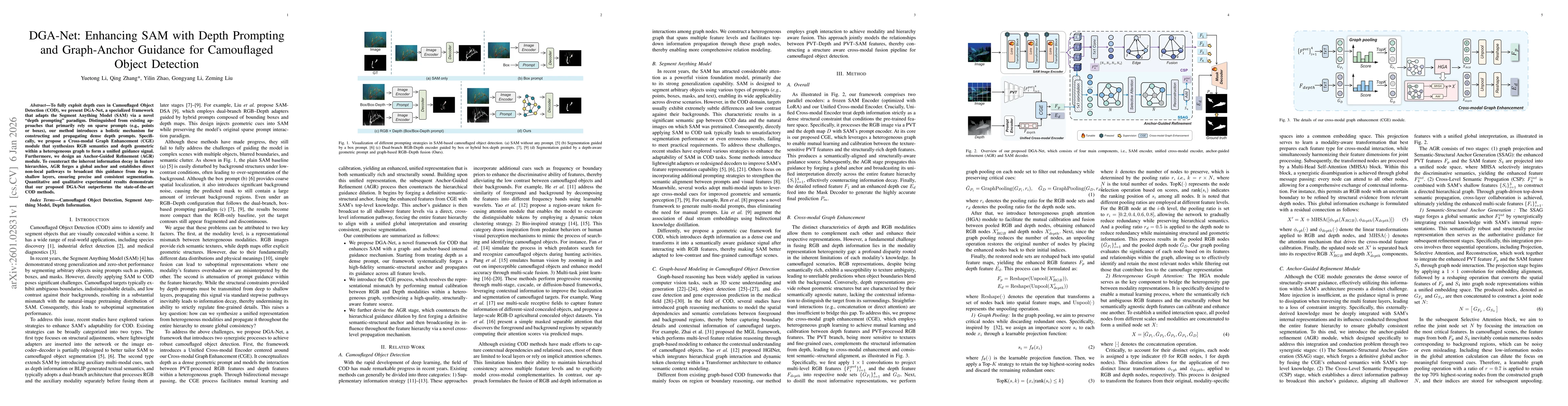 Thumbnail for DGA-Net: Enhancing SAM with Depth Prompting and Graph-Anchor Guidance for Camouflaged Object Detection