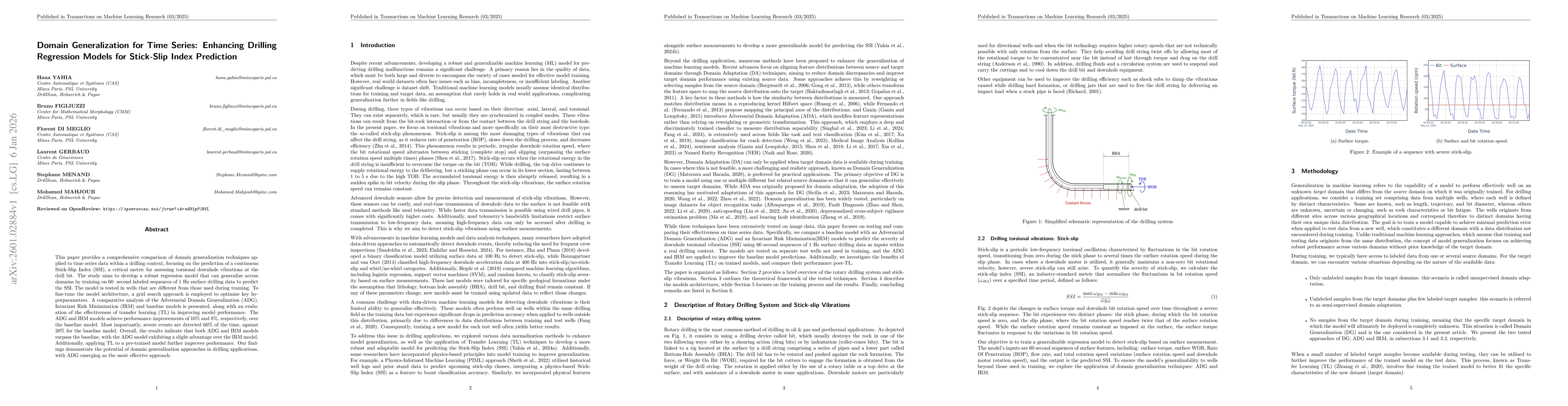 Thumbnail for Domain Generalization for Time Series: Enhancing Drilling Regression Models for Stick-Slip Index Prediction