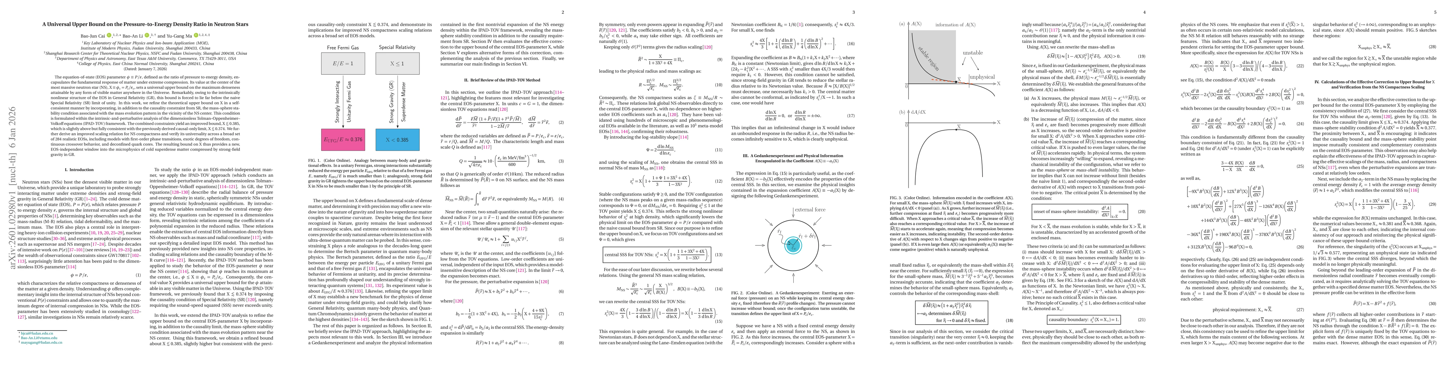 Thumbnail for A Universal Upper Bound on the Pressure-to-Energy Density Ratio in Neutron Stars