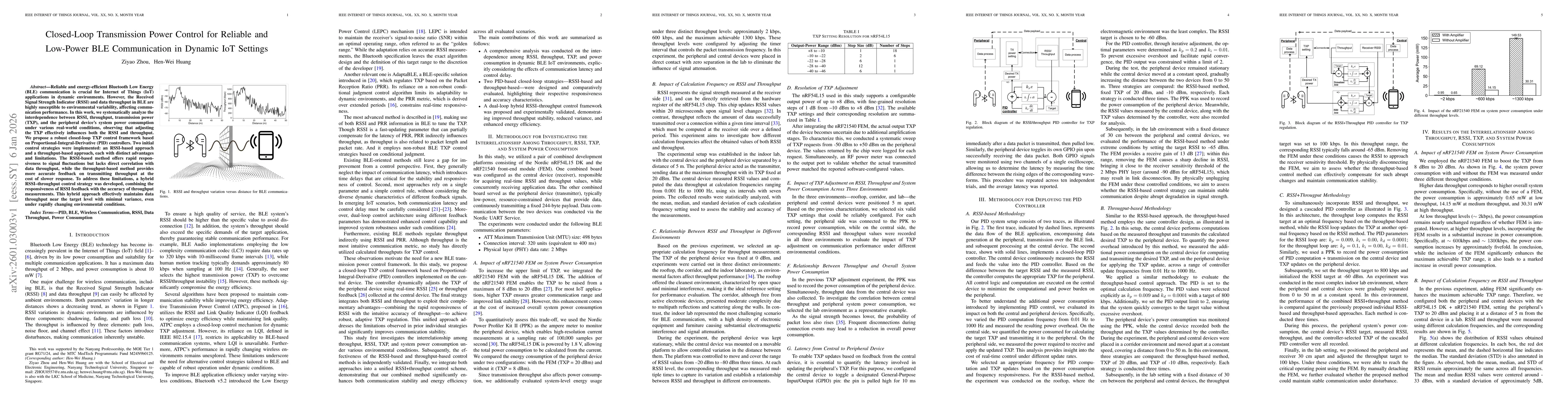 Thumbnail for Closed-Loop Transmission Power Control for Reliable and Low-Power BLE Communication in Dynamic IoT Settings