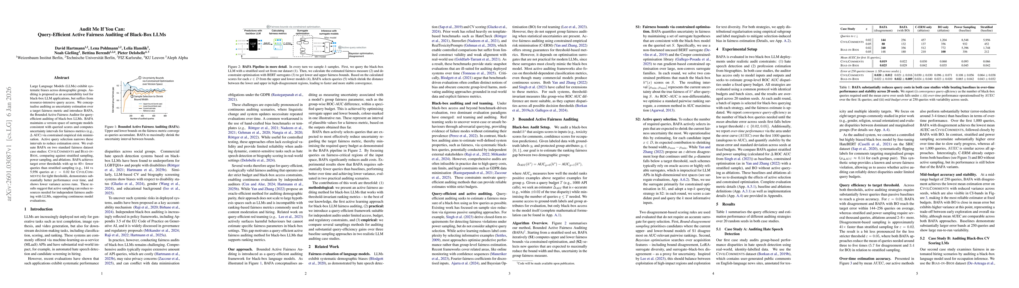 Thumbnail for Audit Me If You Can: Query-Efficient Active Fairness Auditing of Black-Box LLMs