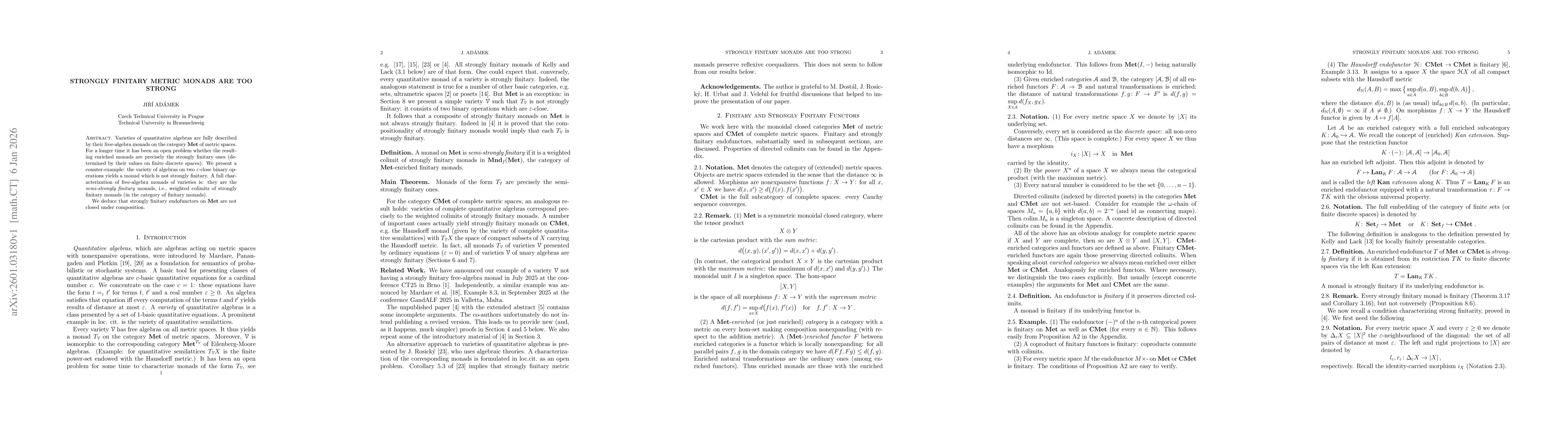 Thumbnail for Strongly finitary metric monads are too strong
