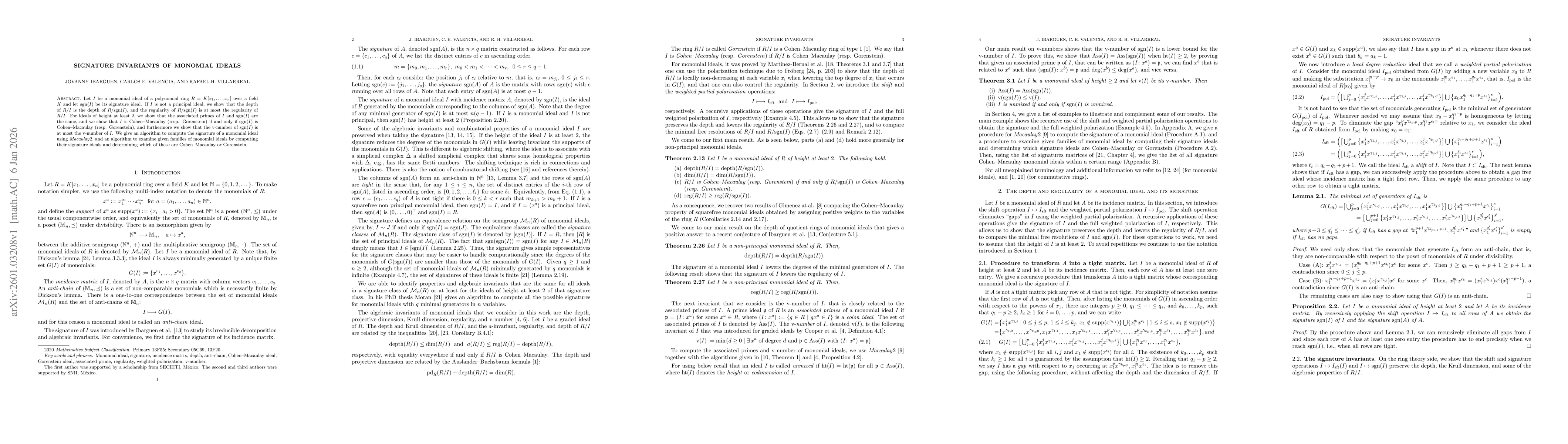 Thumbnail for Signature invariants of monomial ideals