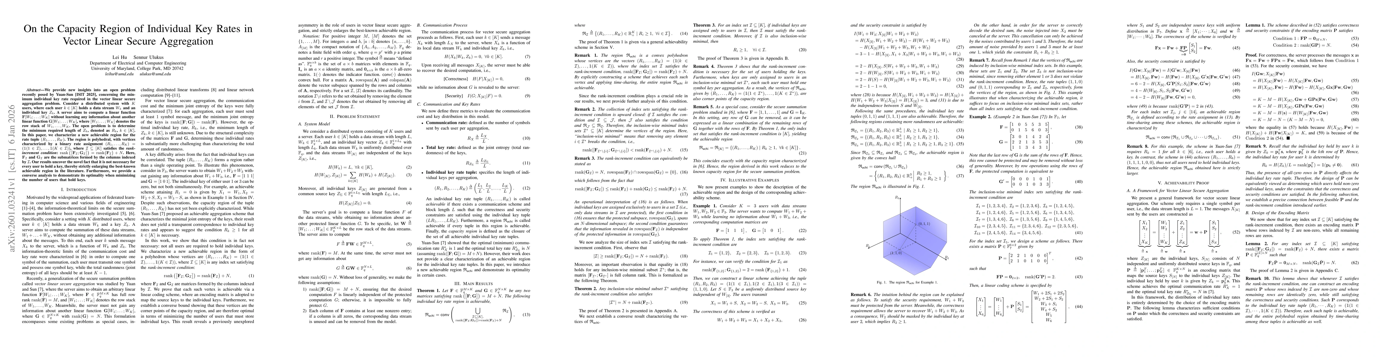 Thumbnail for On the Capacity Region of Individual Key Rates in Vector Linear Secure Aggregation
