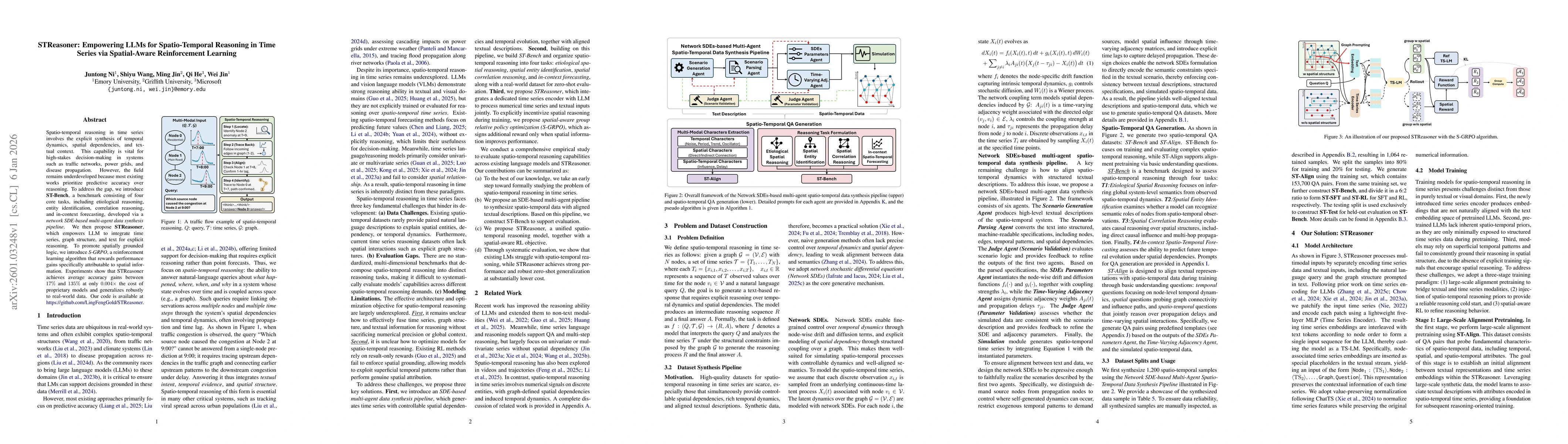 Thumbnail for STReasoner: Empowering LLMs for Spatio-Temporal Reasoning in Time Series via Spatial-Aware Reinforcement Learning