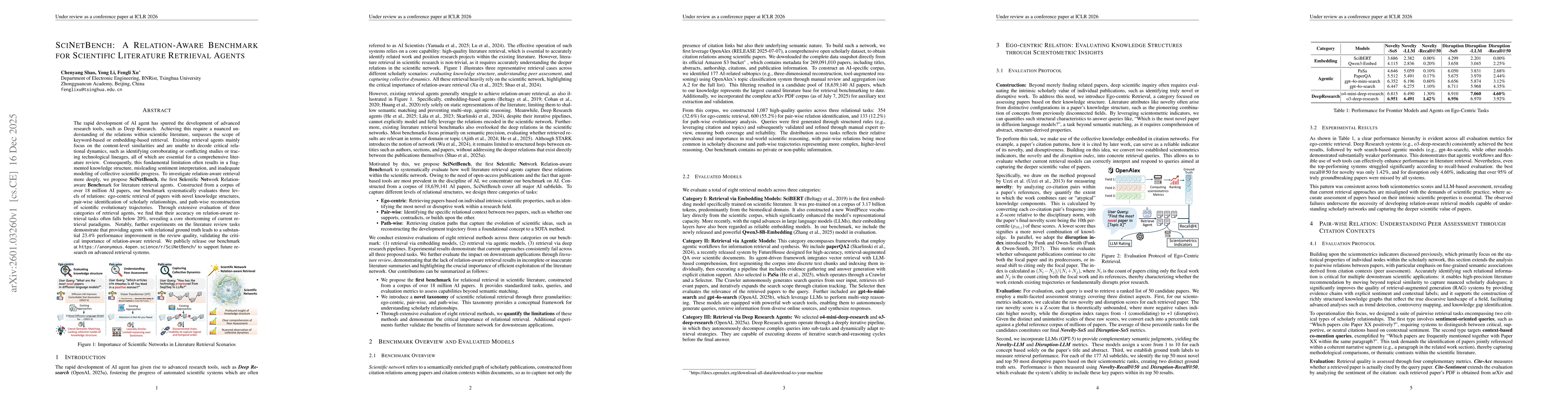 Thumbnail for SciNetBench: A Relation-Aware Benchmark for Scientific Literature Retrieval Agents