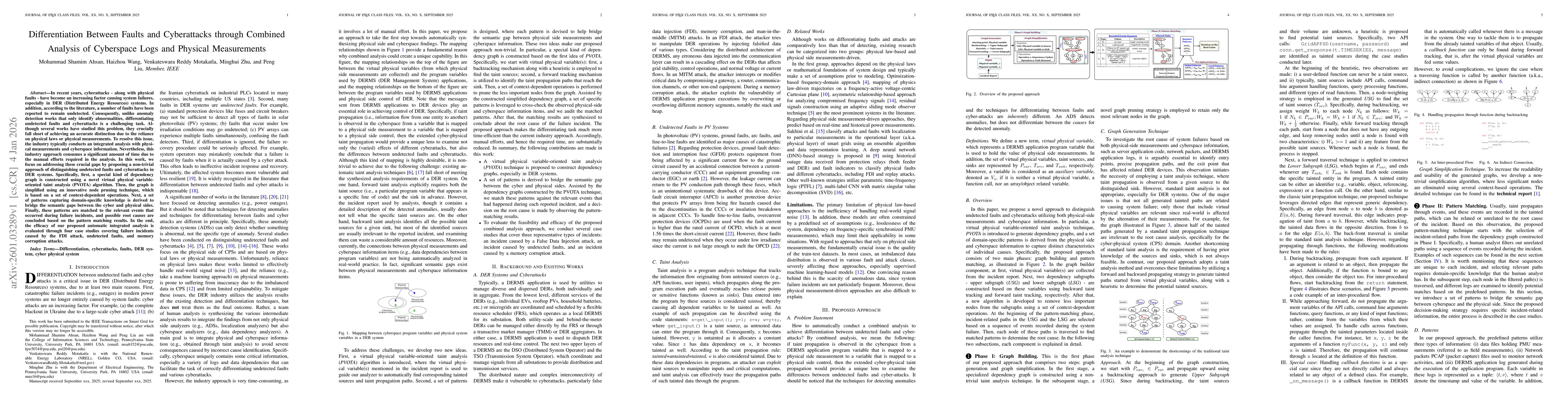 Thumbnail for Differentiation Between Faults and Cyberattacks through Combined Analysis of Cyberspace Logs and Physical Measurements