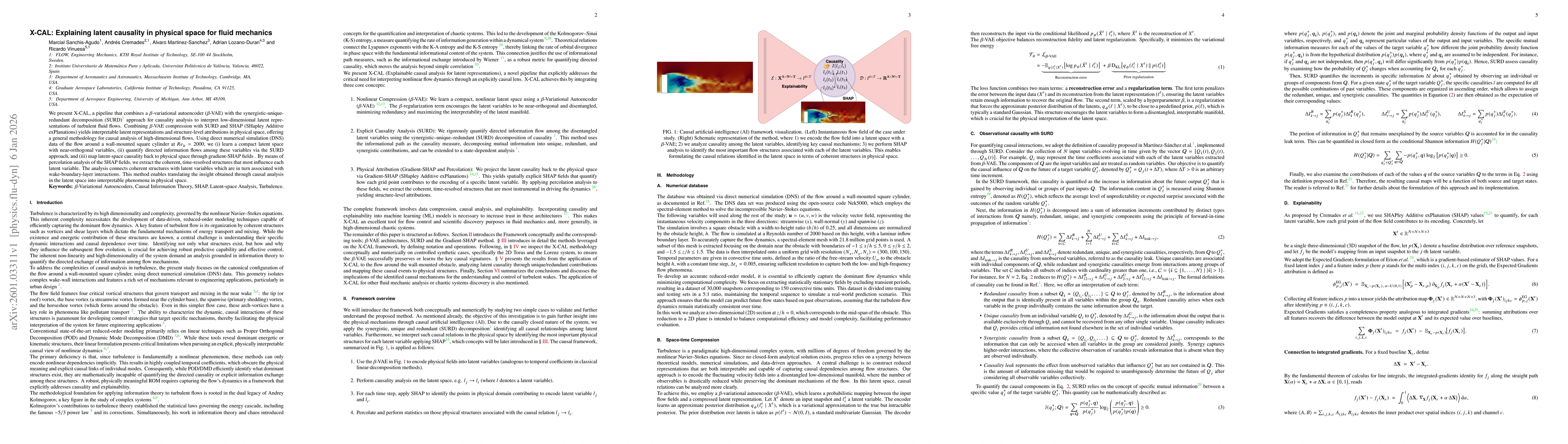 Thumbnail for X-CAL: Explaining latent causality in physical space for fluid mechanics